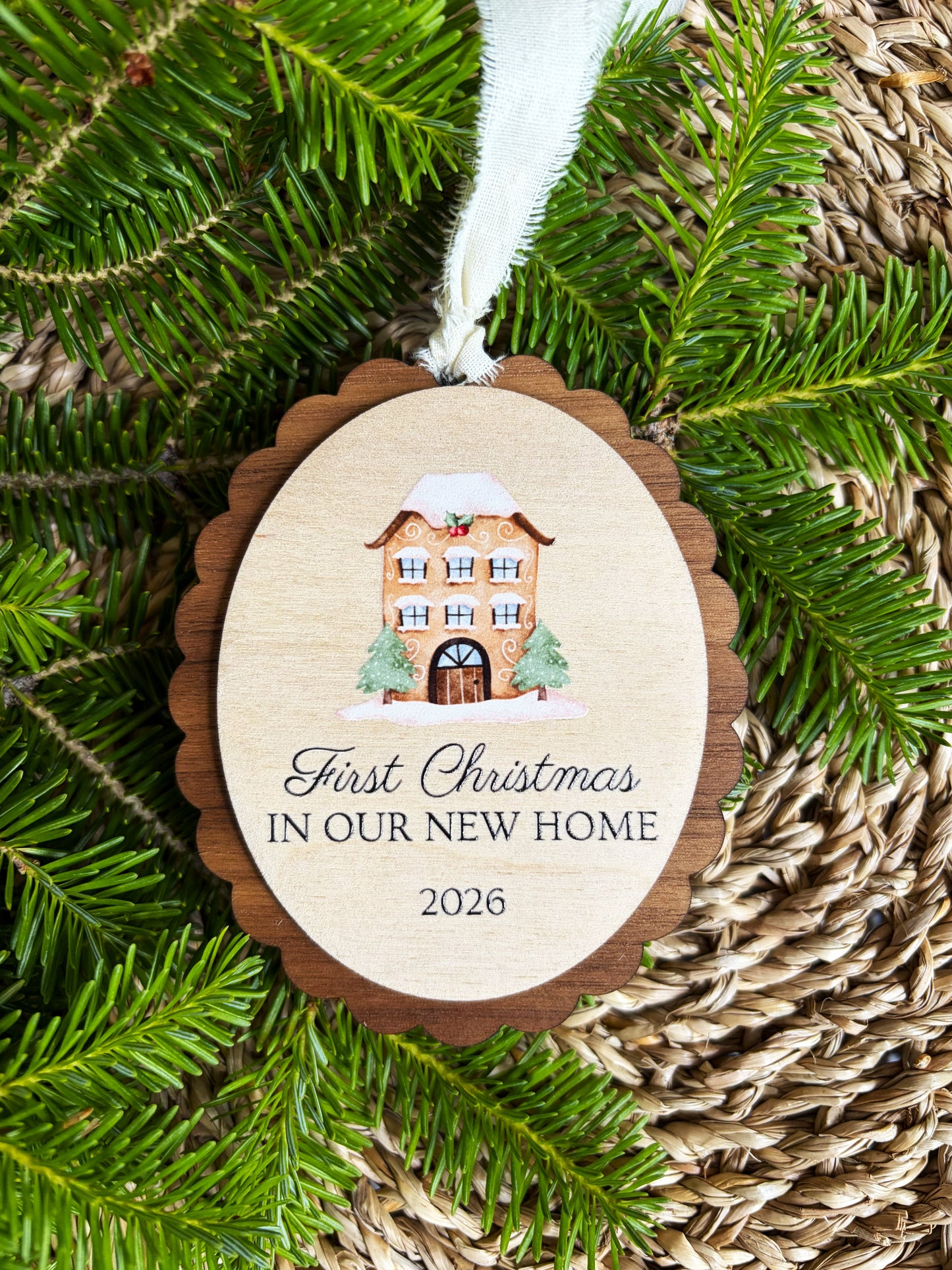 First Christmas In Our New Home Ornament
