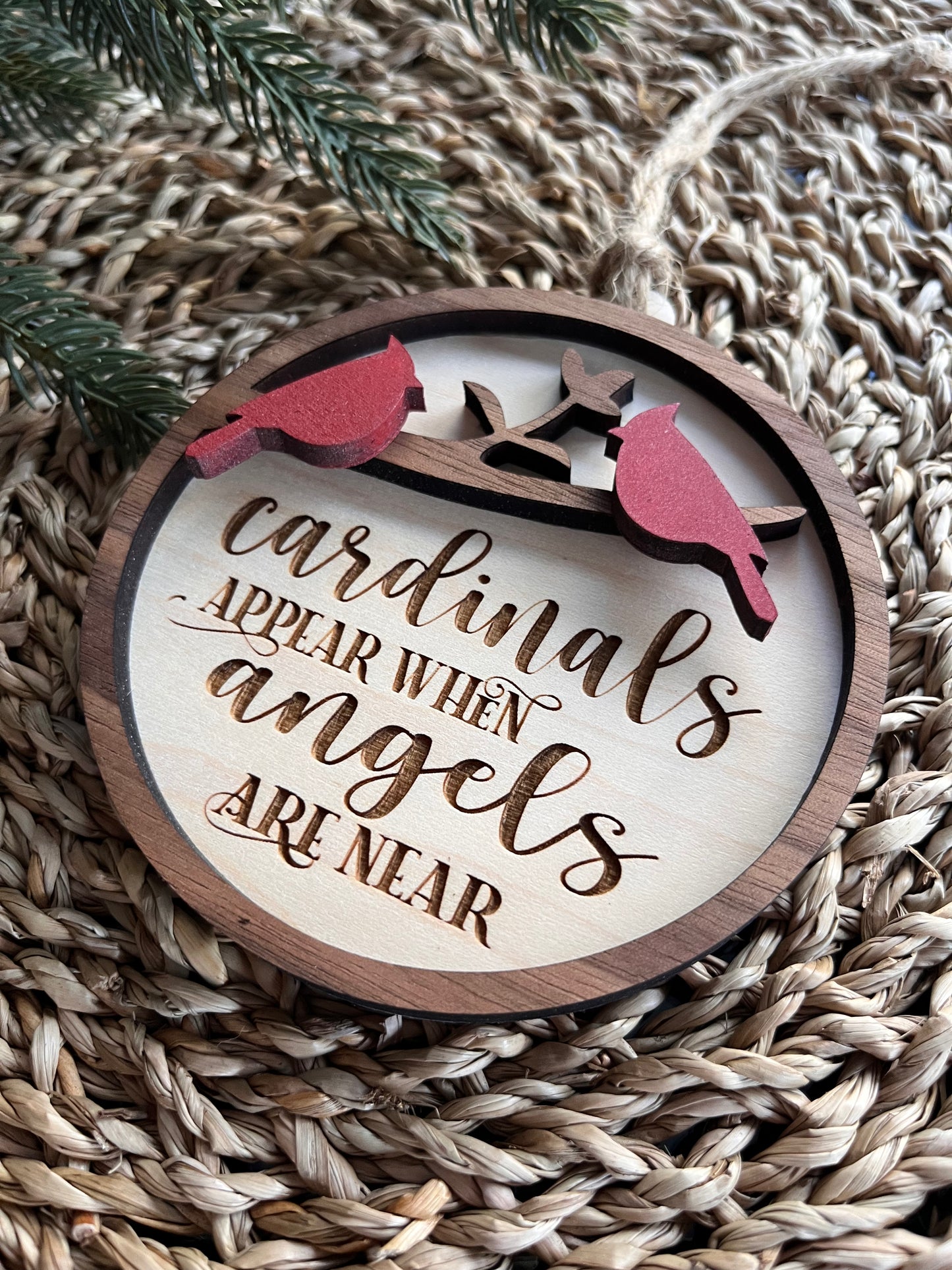 Cardinal Memorial Ornament