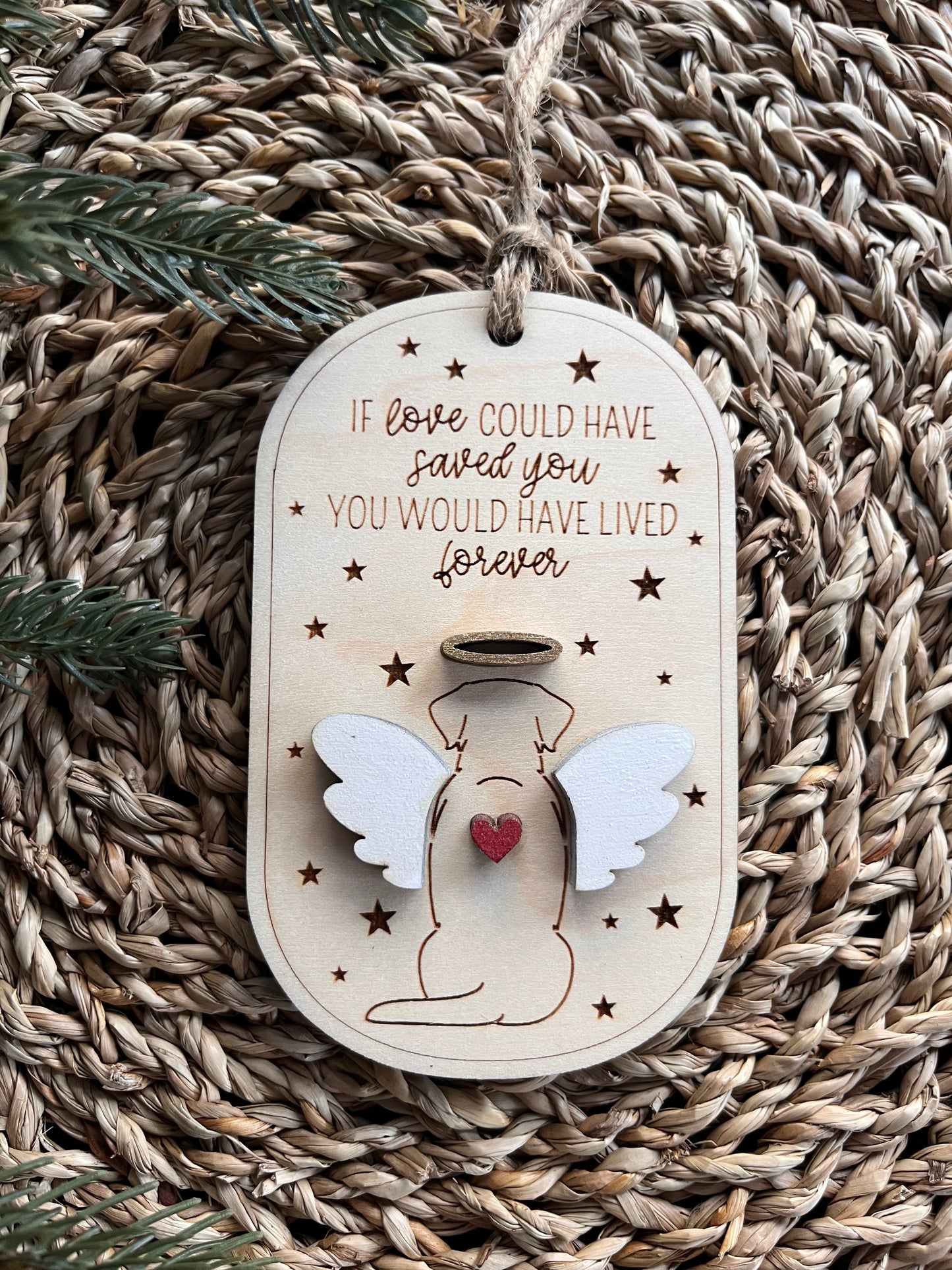 Dog Memorial Ornament