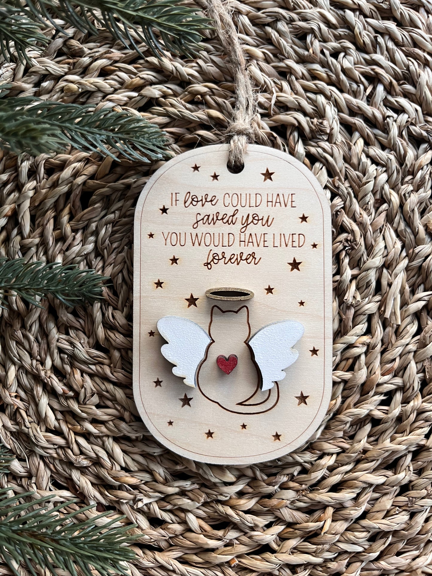 Cat Memorial Ornament