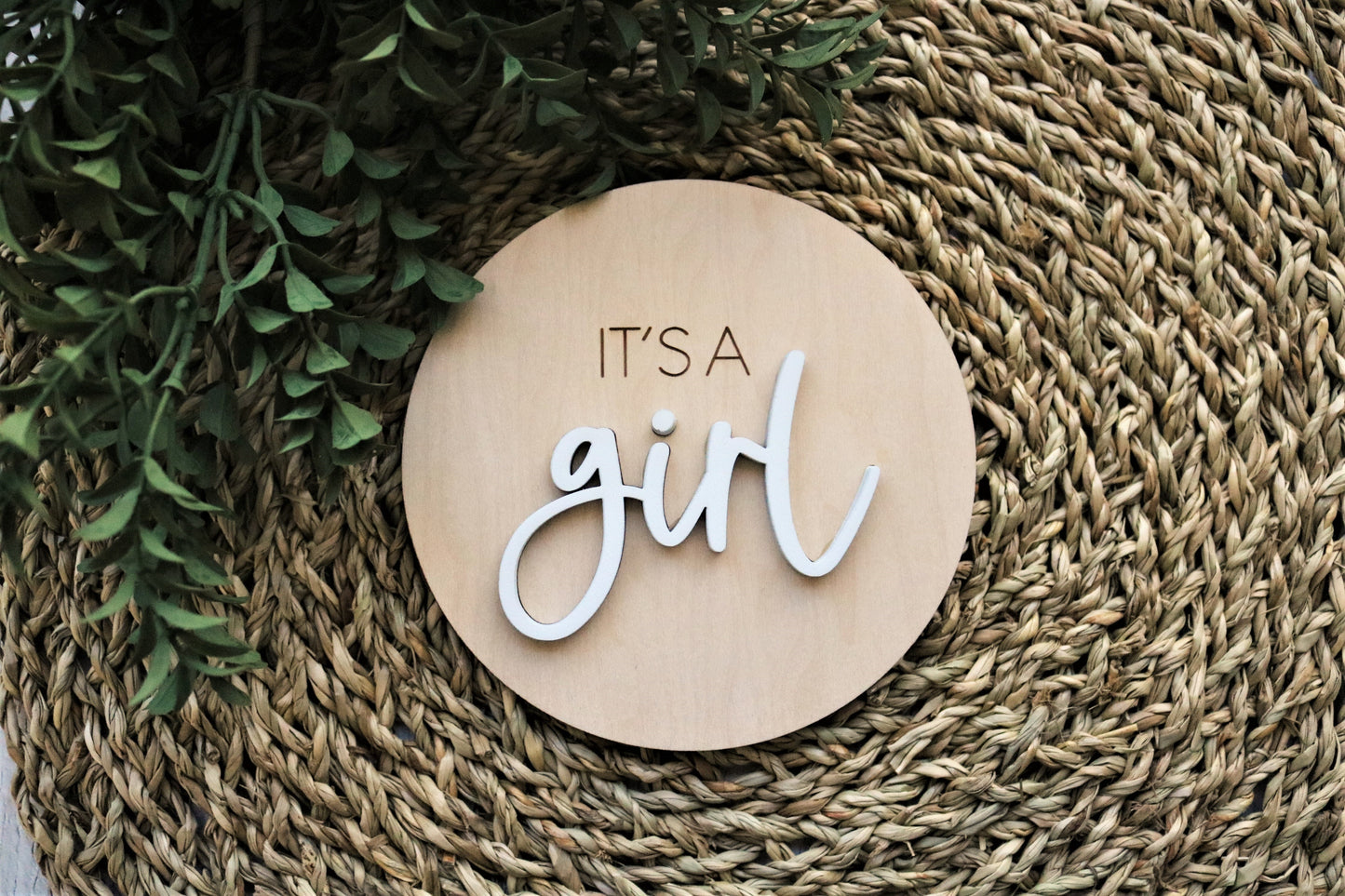 It's a Boy / It's a Girl plaques