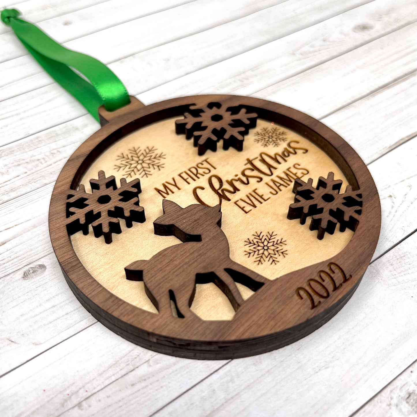 Baby's First Christmas Reindeer Ornament