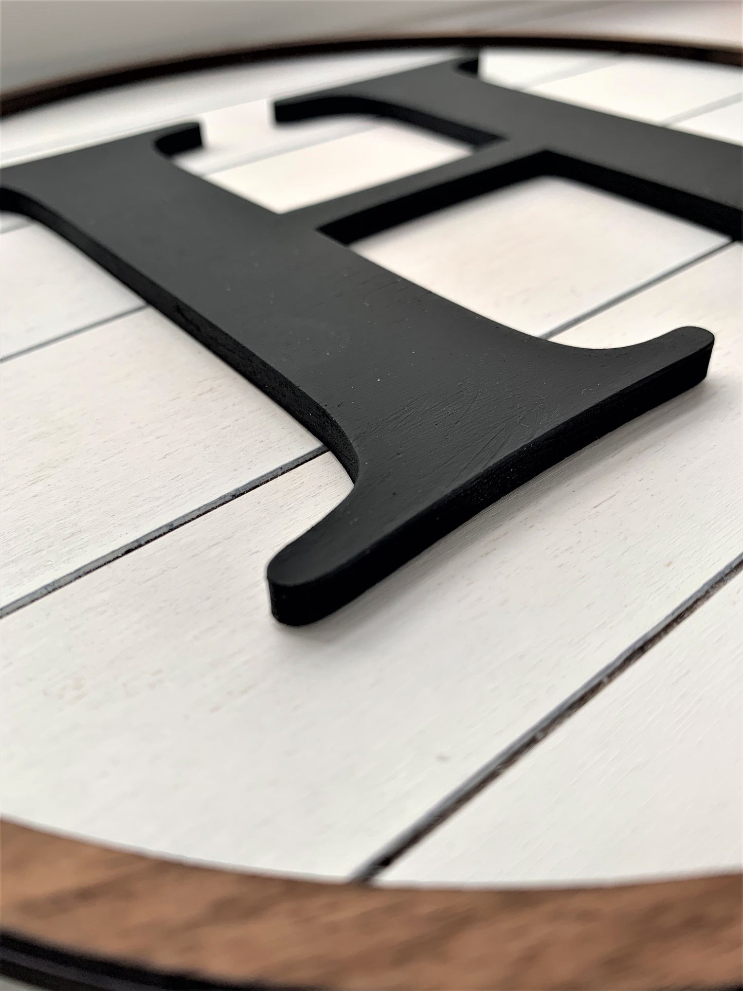 Monogram Shiplap Sign