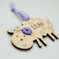 Personalized Lamb Easter Basket Tag