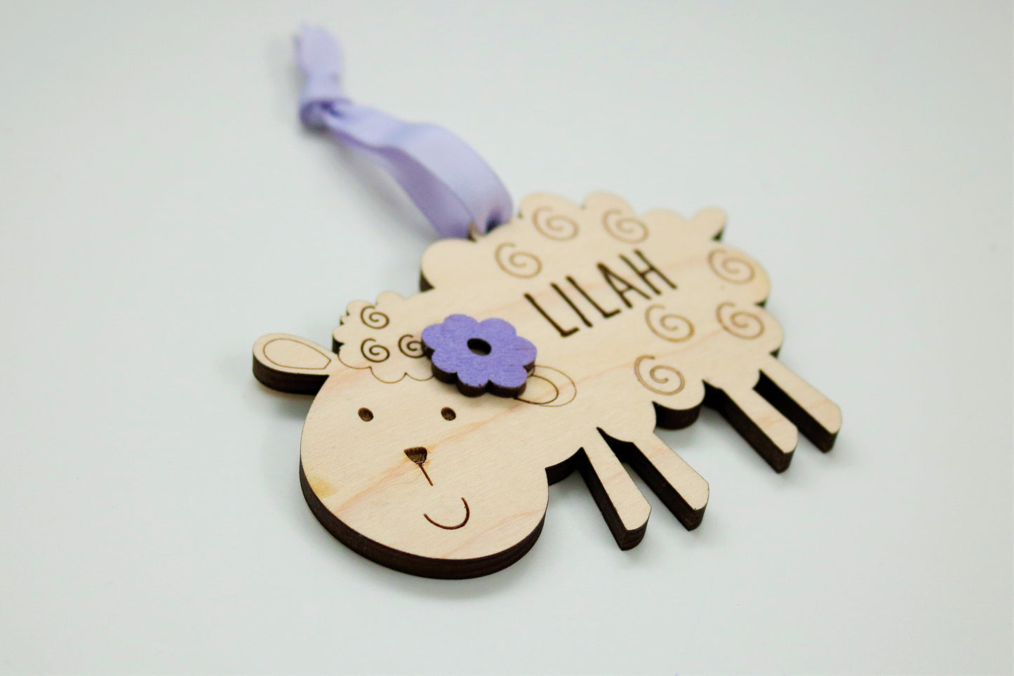 Personalized Lamb Easter Basket Tag