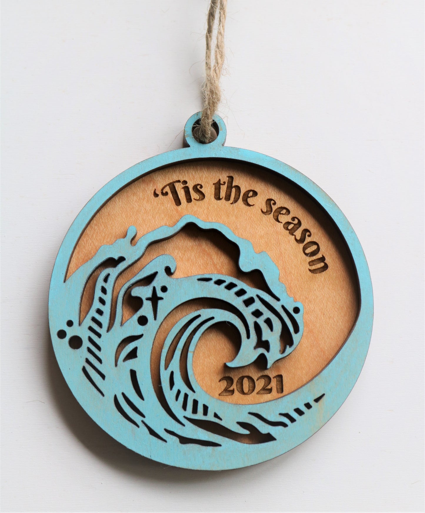 'Tis the Season- Wave Ornament