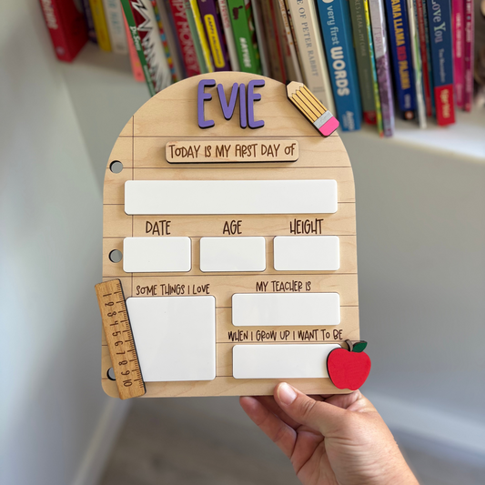 First Day of School Sign