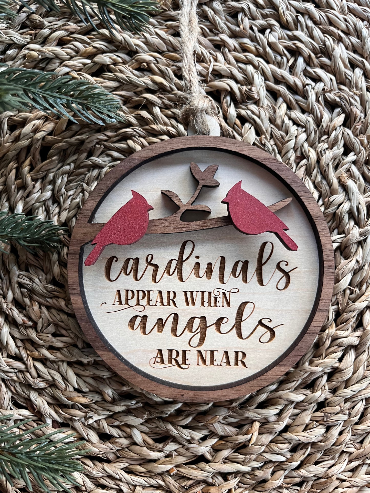 Cardinal Memorial Ornament