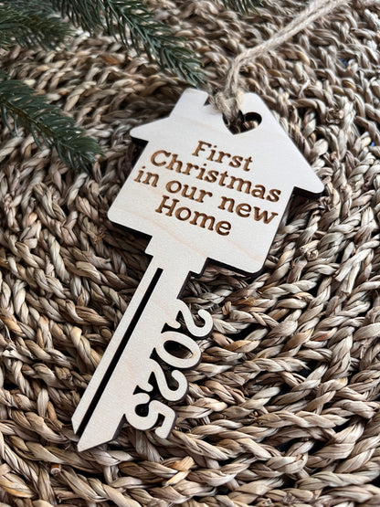 First Christmas In New Home Key