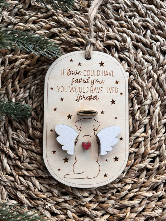 Dog Memorial Ornament