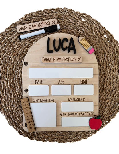 First Day of School Sign