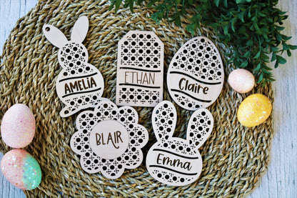 Rattan Easter Tags