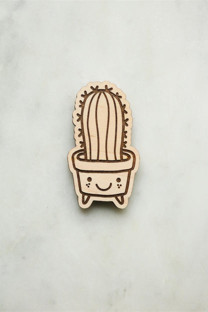 Cute Plant Face Magnet - Set of 3