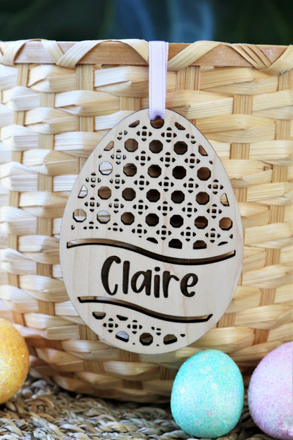 Rattan Easter Tags