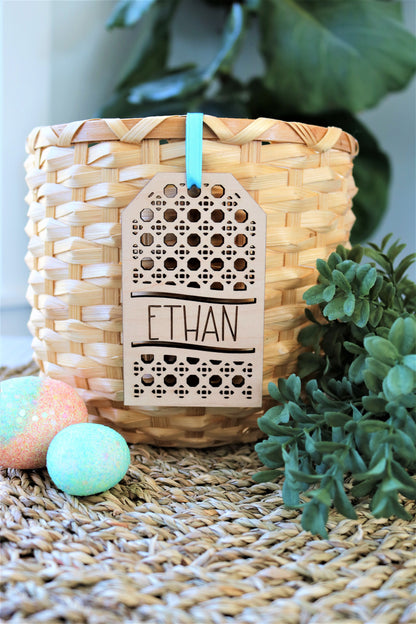 Rattan Easter Tags
