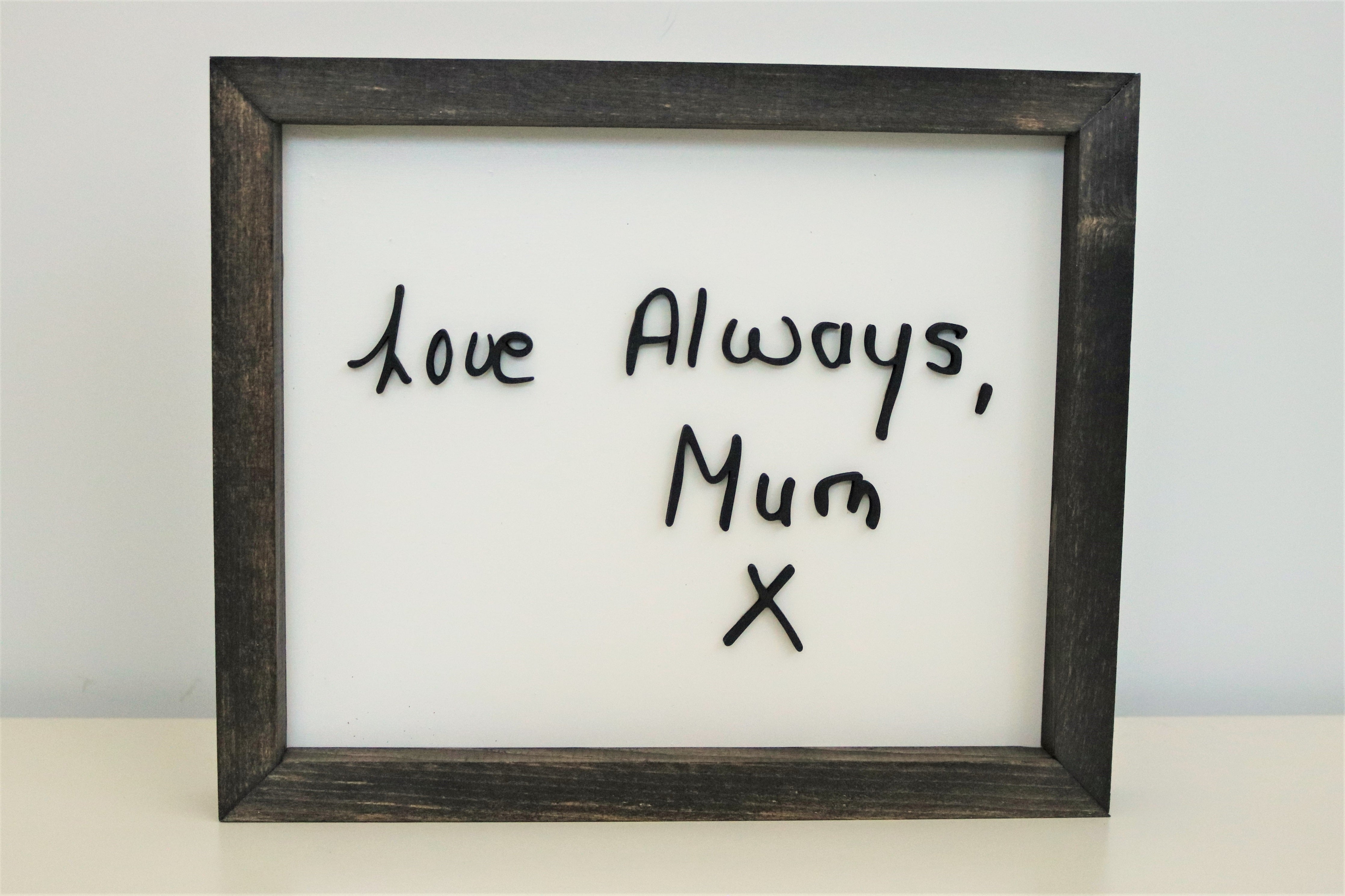 Custom Handwriting Sign – Hillside Design