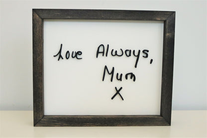 Custom Handwriting Sign