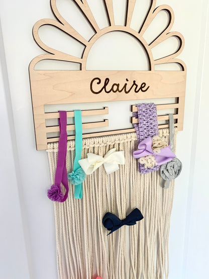 Personalized Bow & Accessories Holder