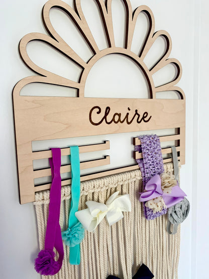 Personalized Bow & Accessories Holder