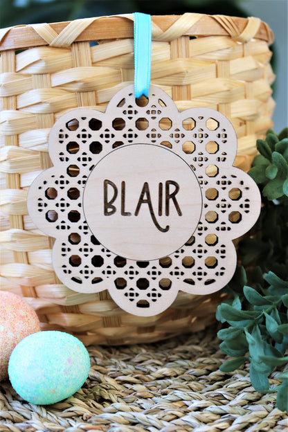 Rattan Easter Tags
