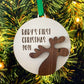 Baby's First Christmas Moose & Bear Ornament