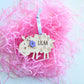 Personalized Lamb Easter Basket Tag